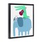 Stupell Industries Elephant & Alligator with Acoustic Guitar Floating Frame By Carla Daly